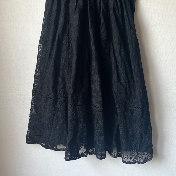 Free people black lace maxi dress - Picture 3 of 11